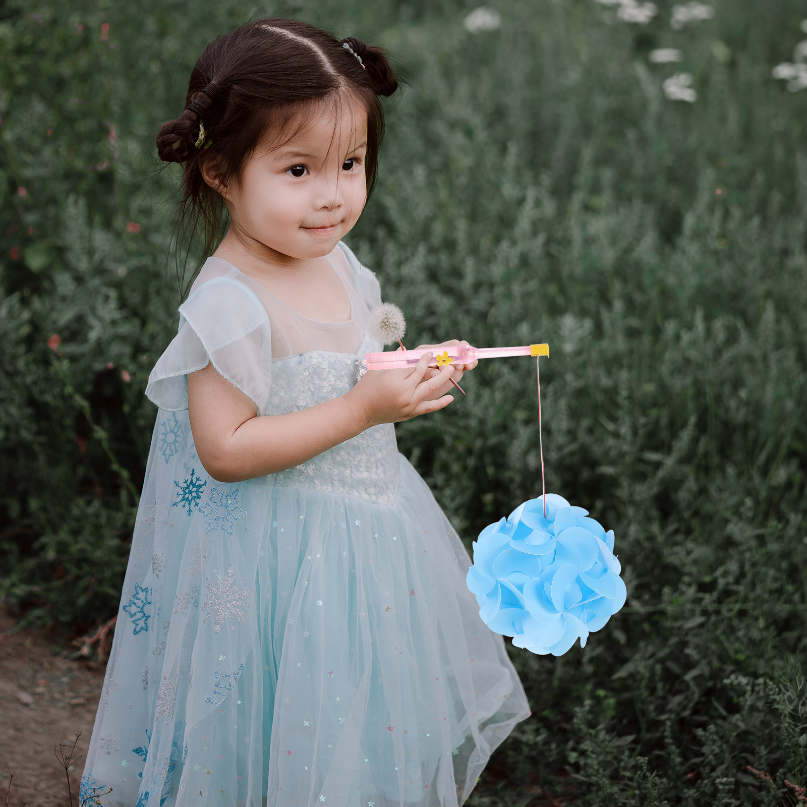 Home Decor Diy - 4Sets Paper Flower Lantern DIY Set