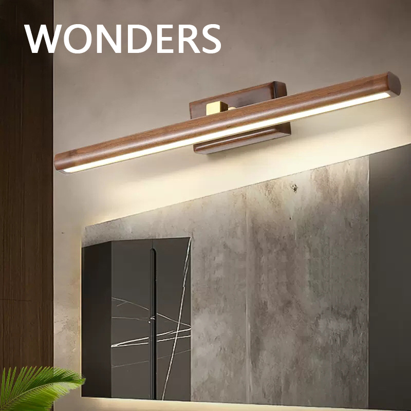 Home Decor Exhibition - Modern Wood Dressing Table Wall Lamp