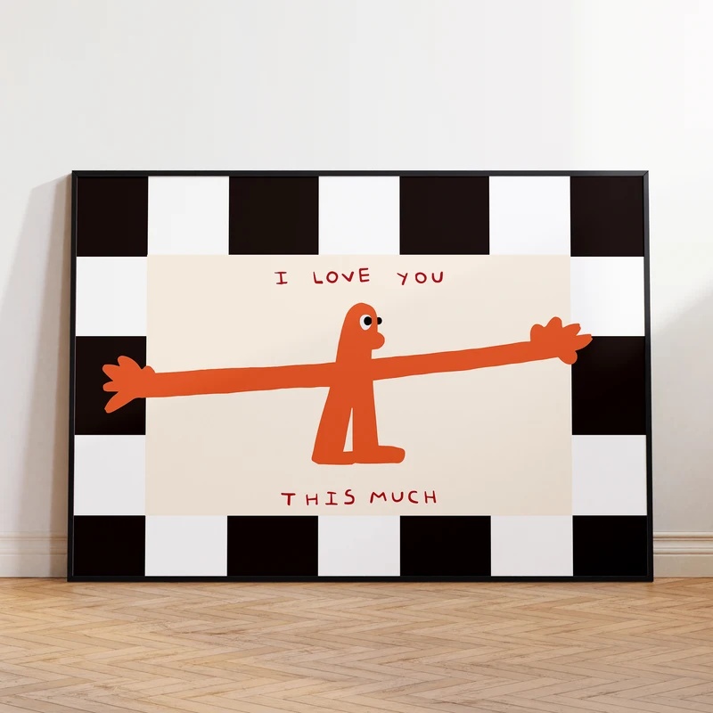 Home Decor Quotes - I Love You This Much Quote