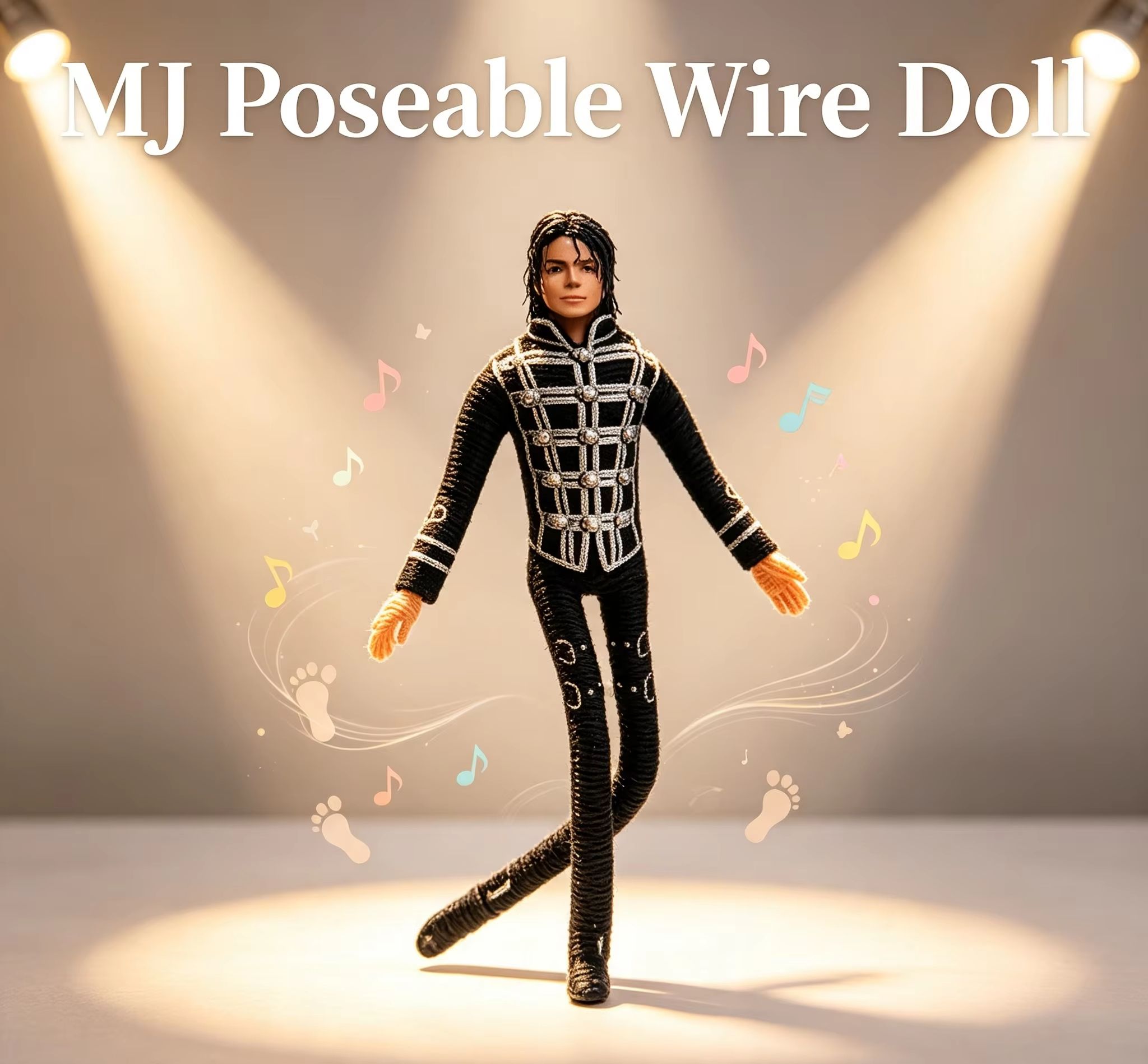 Home Decor Pinterest - Michael Jackson Movable Joint Plush Stuffed