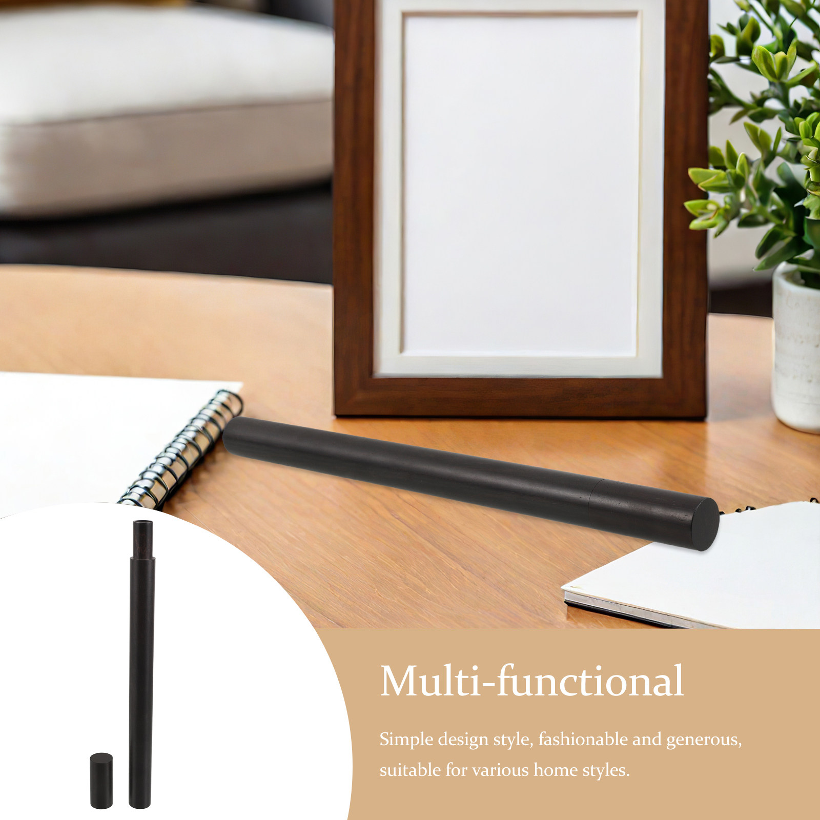 Incense Stick Holder - Wooden Incense Sticks Holder Ebony Natural