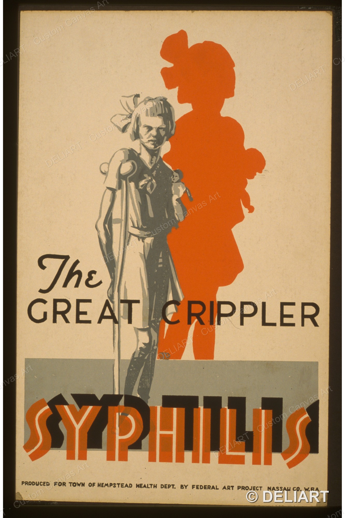 Home Decor Retro - The great crippler - syphilis Vintage