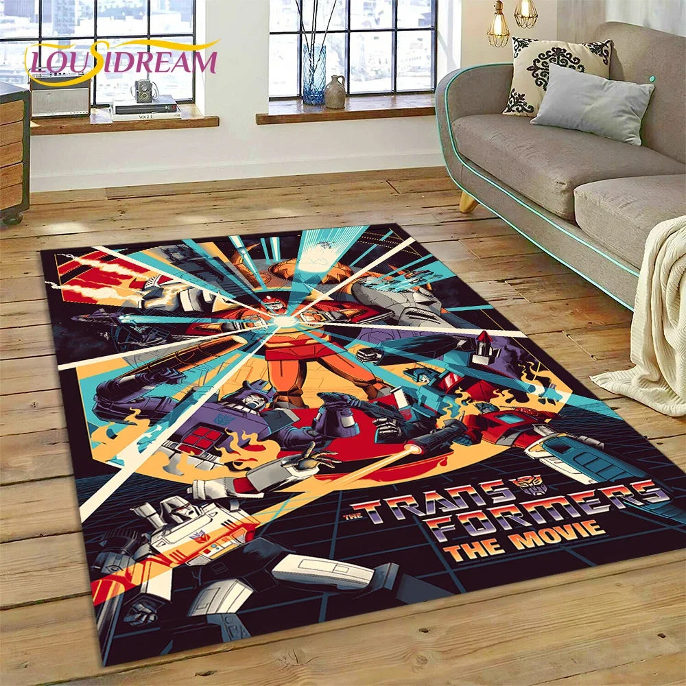 Home Decor Online Free - Cartoon T-Transformers Autobots 3D Carpet Rug