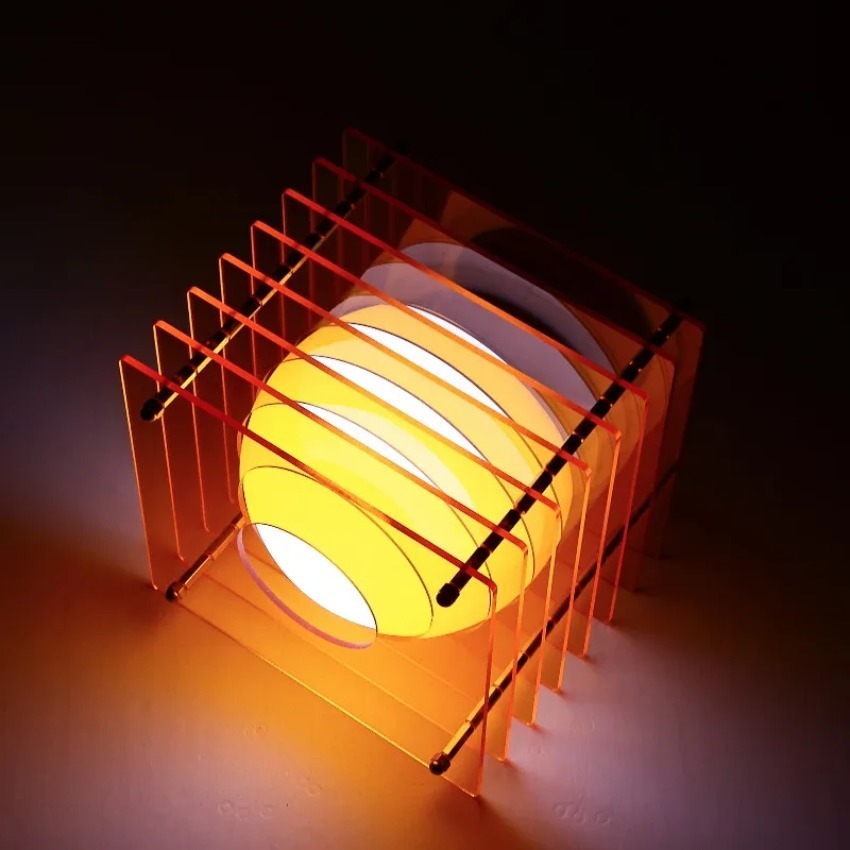 Home Decor Diy - DIY Moon Lamp Acrylic Thousand Layer