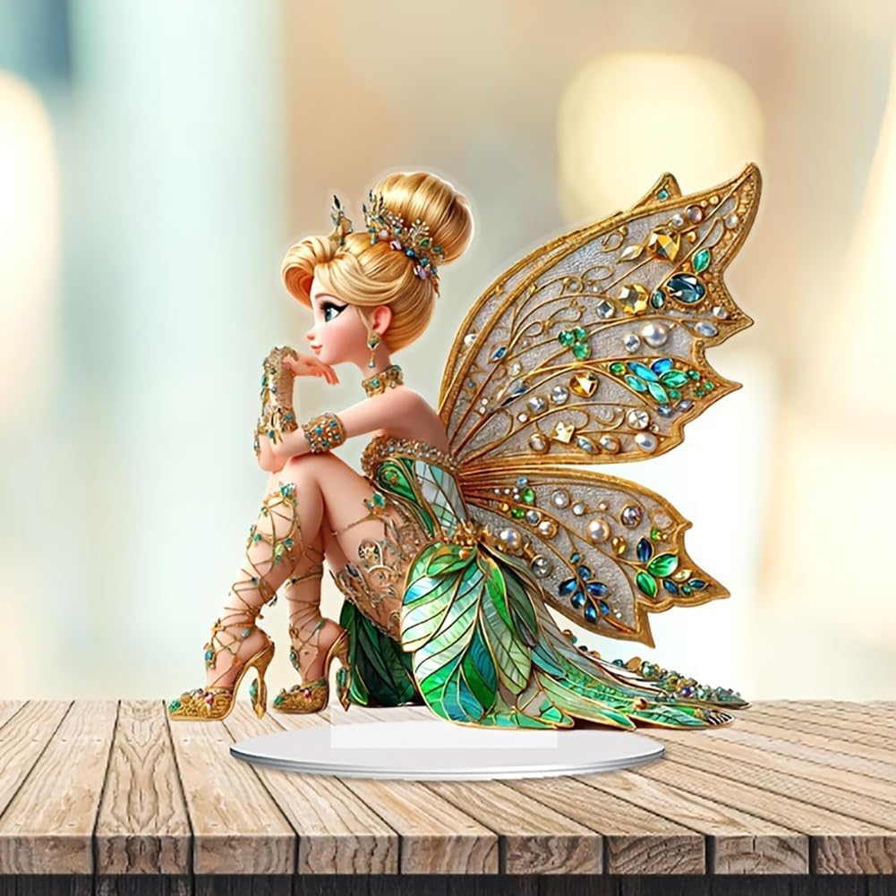 Home Decor Retro - Mini Table Flower Fairy Statue Figurine