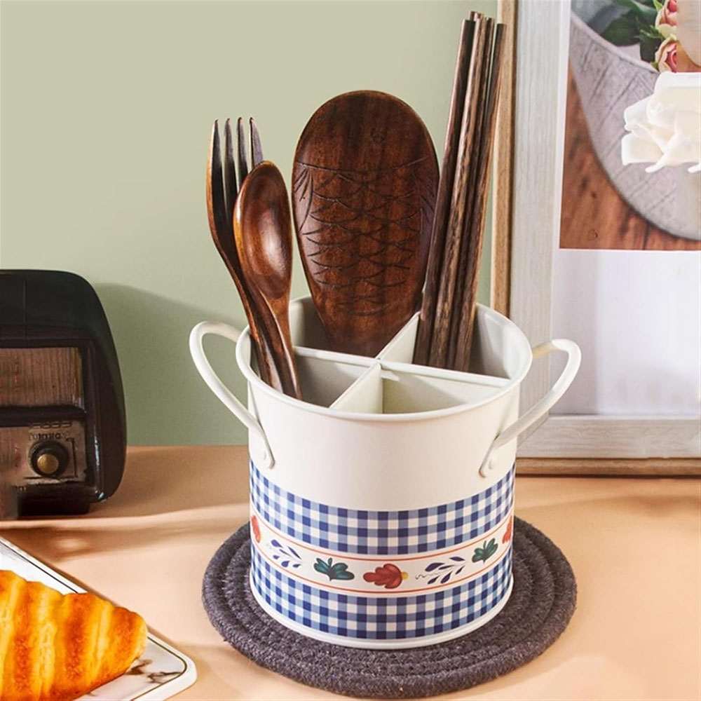 Retro Tableware Storage Bucket - đánh giá và giá Home Decor Retro