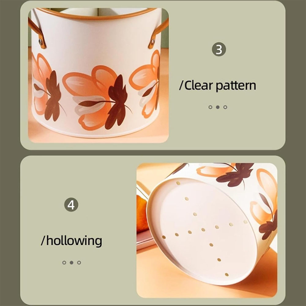 Retro Tableware Storage Bucket - đánh giá và giá Home Decor Retro