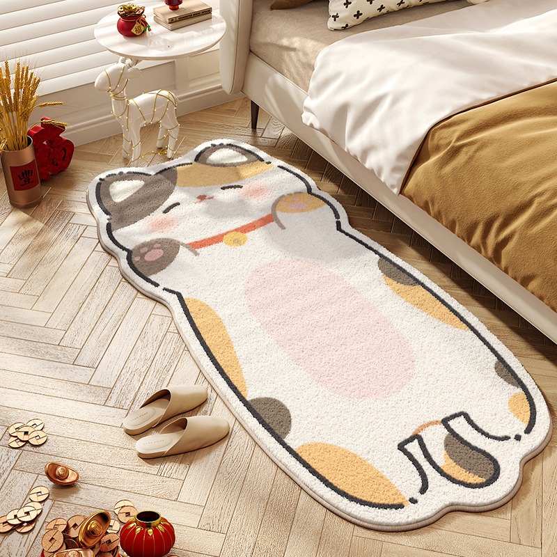 Cute Cat Carpet Bedroom Bedsid - đánh giá và giá Home Decor Online Free