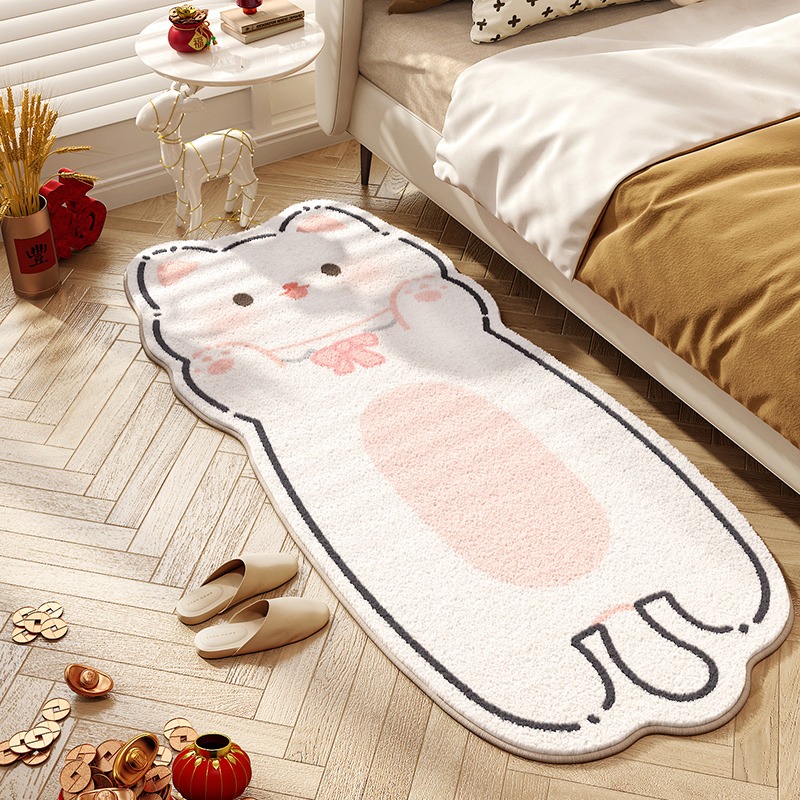 Cute Cat Carpet Bedroom Bedsid - đánh giá và giá Home Decor Online Free