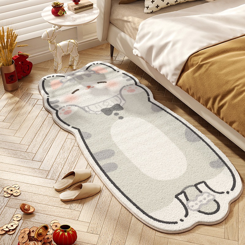 Cute Cat Carpet Bedroom Bedsid - đánh giá và giá Home Decor Online Free