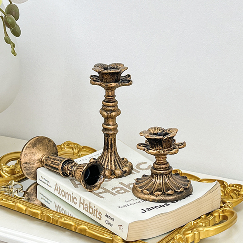 Vintage Bronze Candlestick Fig - đánh giá và giá Home Decor Vintage