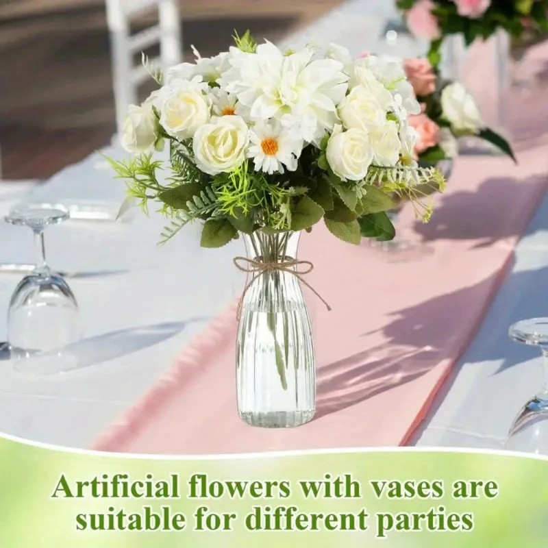 diy floral arranging vases set - đánh giá và giá Home Decor Vase With Flowers