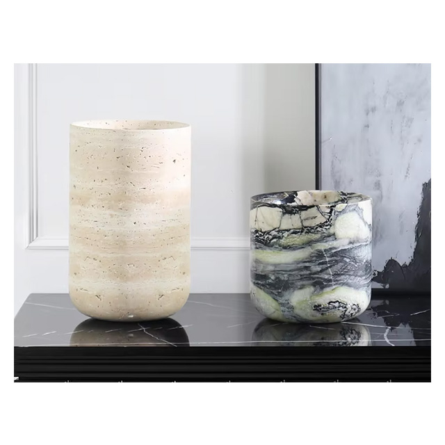 Customized Natural Marble Vase - đánh giá và giá Home Decor Vase With Flowers