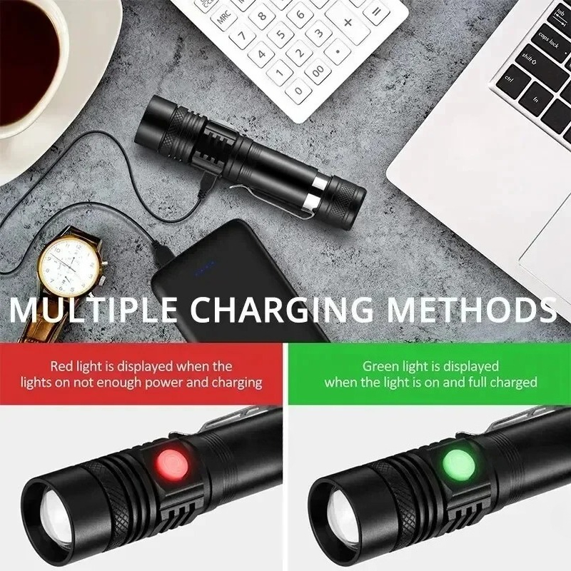 Rechargeable T6 Handheld Flash - đánh giá và giá Home Decor Outside