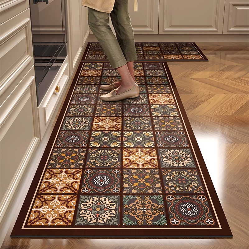 Kitchen Floor Mat PVC Leather  - đánh giá và giá Home Decor Online Free