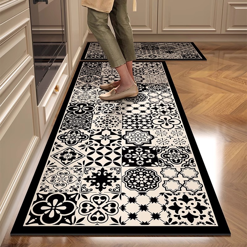 Kitchen Floor Mat PVC Leather  - đánh giá và giá Home Decor Online Free