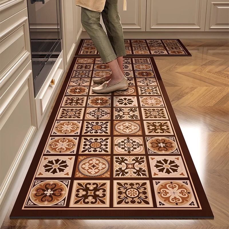 Kitchen Floor Mat PVC Leather  - đánh giá và giá Home Decor Online Free