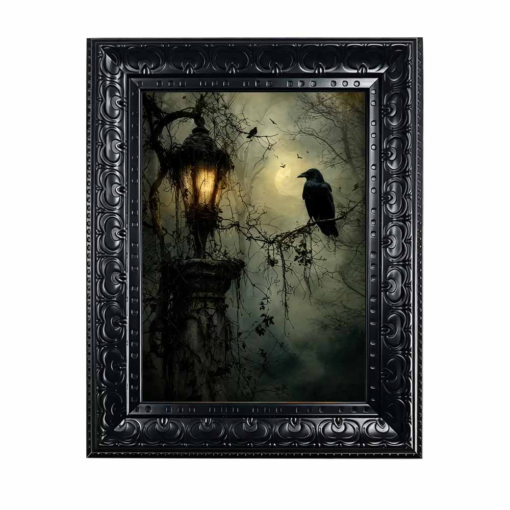 Halloween Wall Art, Framed Can - đánh giá và giá Home Decor Gothic