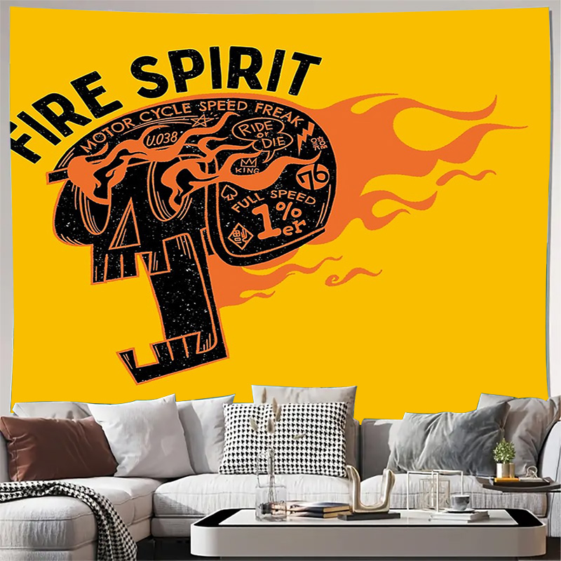 Vintage Motorcycle Wall Tapest - đánh giá và giá Home Decor Hippie
