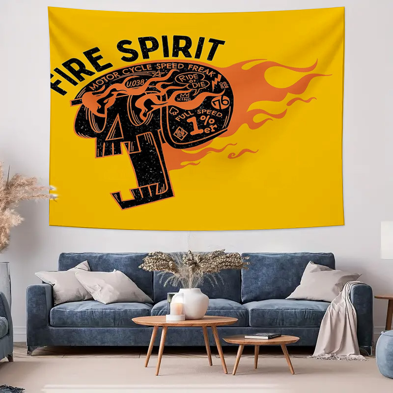 Vintage Motorcycle Wall Tapest - đánh giá và giá Home Decor Hippie