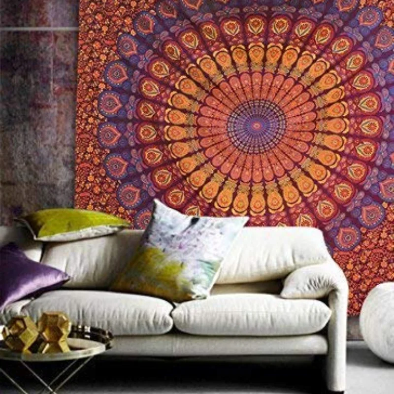 Hippie Mandala Tapestrys India - đánh giá và giá Home Decor Hippie