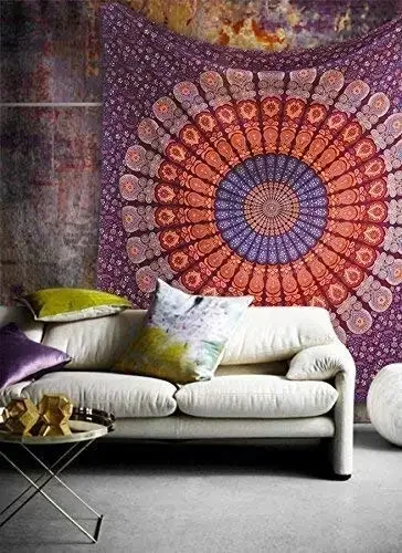 Hippie Mandala Tapestrys India - đánh giá và giá Home Decor Hippie