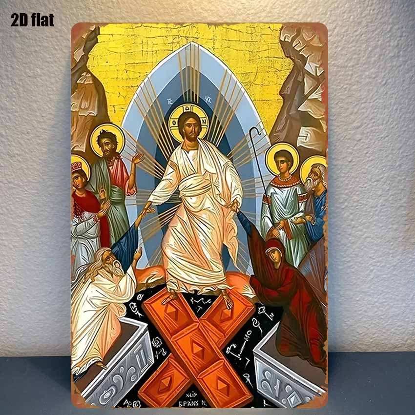 2D Vintage Metal Sign Easter A - đánh giá và giá Home Decor Outside
