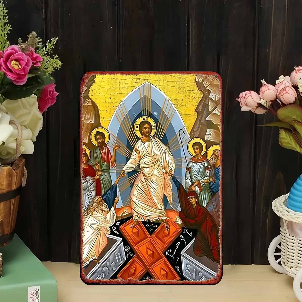 2D Vintage Metal Sign Easter A - đánh giá và giá Home Decor Outside