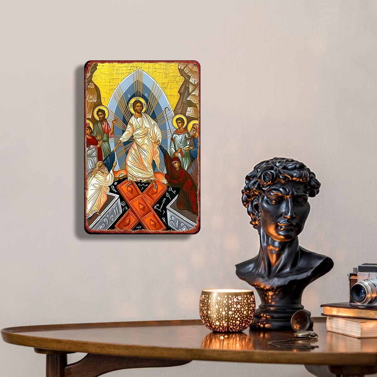 2D Vintage Metal Sign Easter A - đánh giá và giá Home Decor Outside