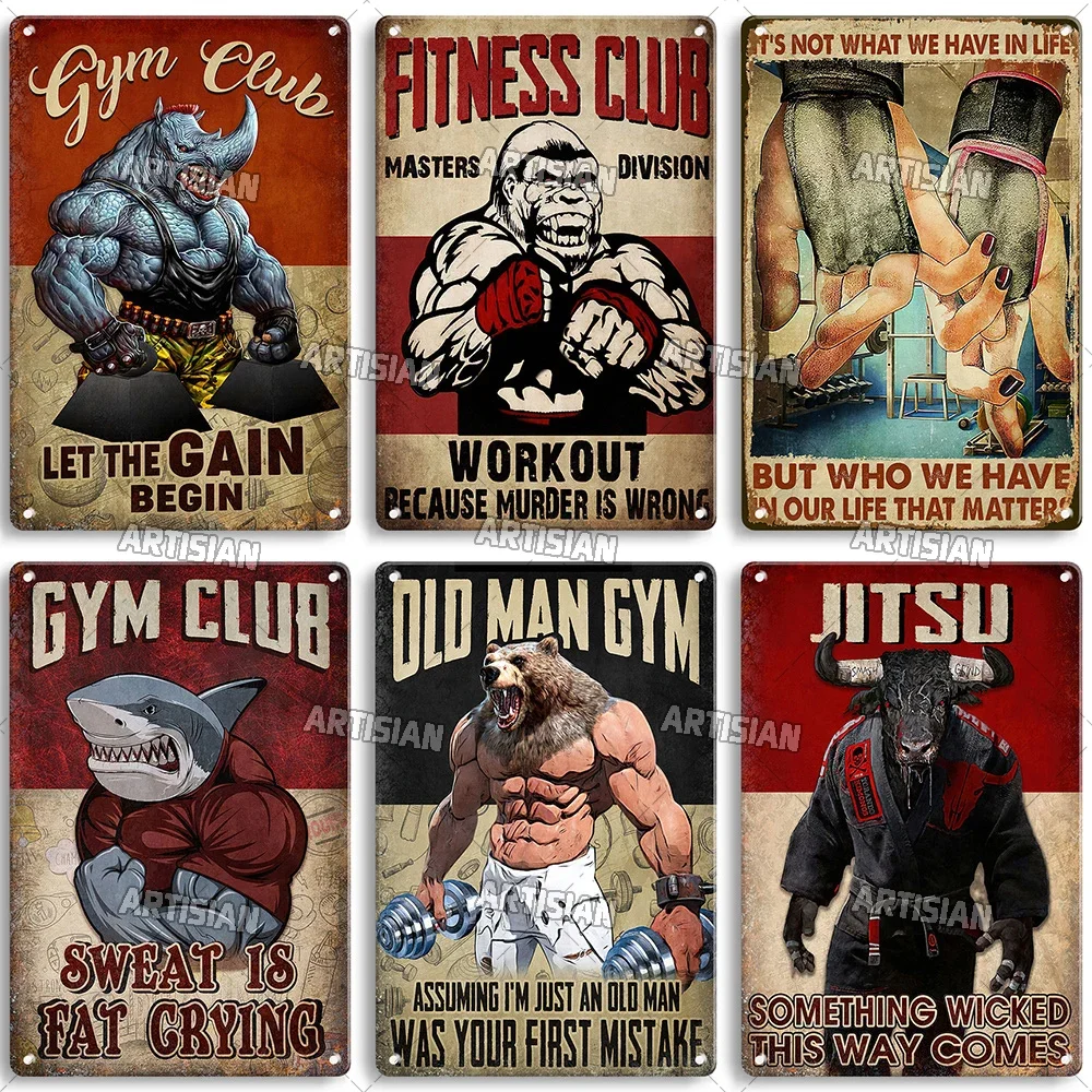 Old Man Gym Club Inspirational - đánh giá và giá Home Decor Quotes