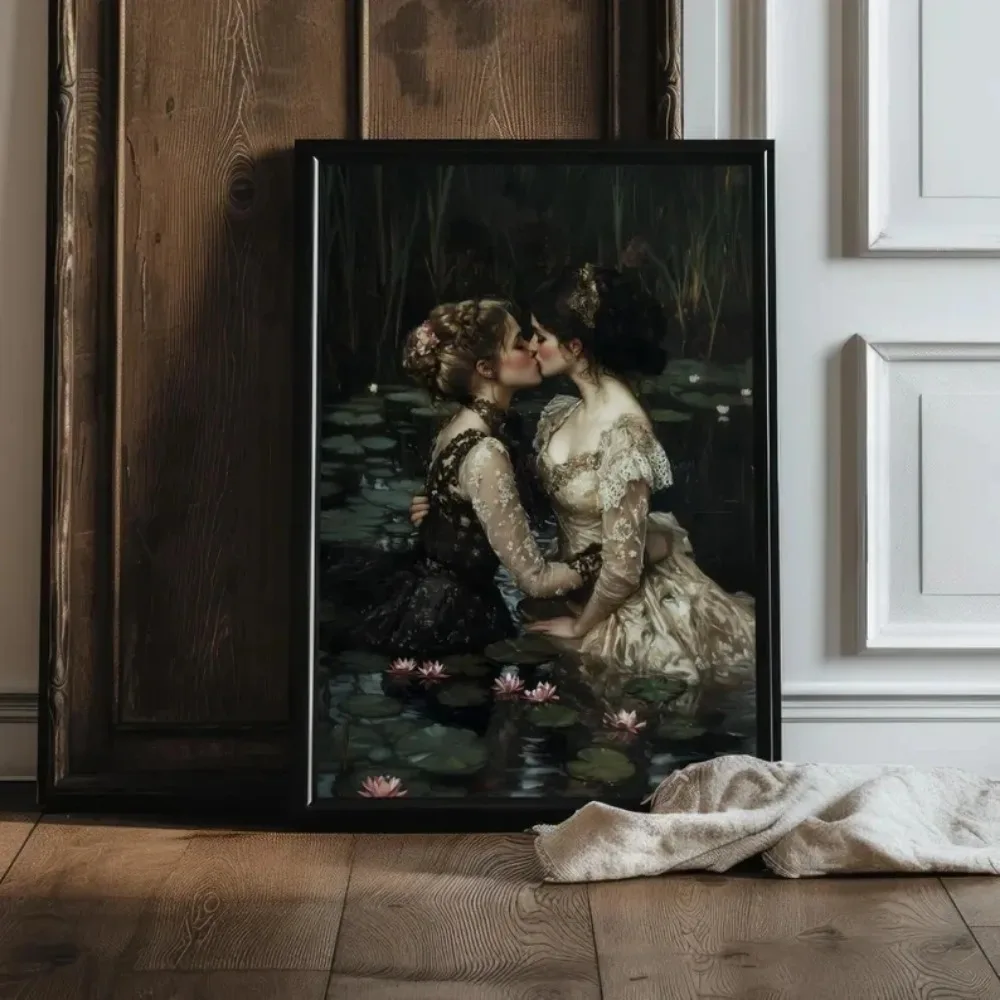 Victorian Lesbian Gothic Poste - đánh giá và giá Home Decor Gothic
