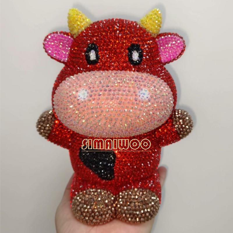DIY Rhinestone Art Cow Doll To - đánh giá và giá Home Decor Exhibition