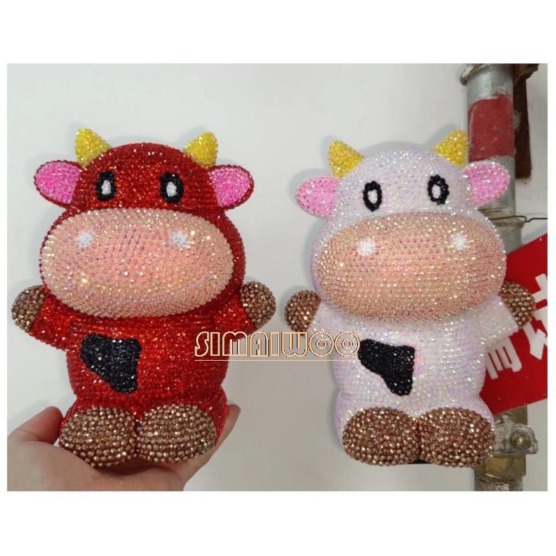 DIY Rhinestone Art Cow Doll To - đánh giá và giá Home Decor Exhibition