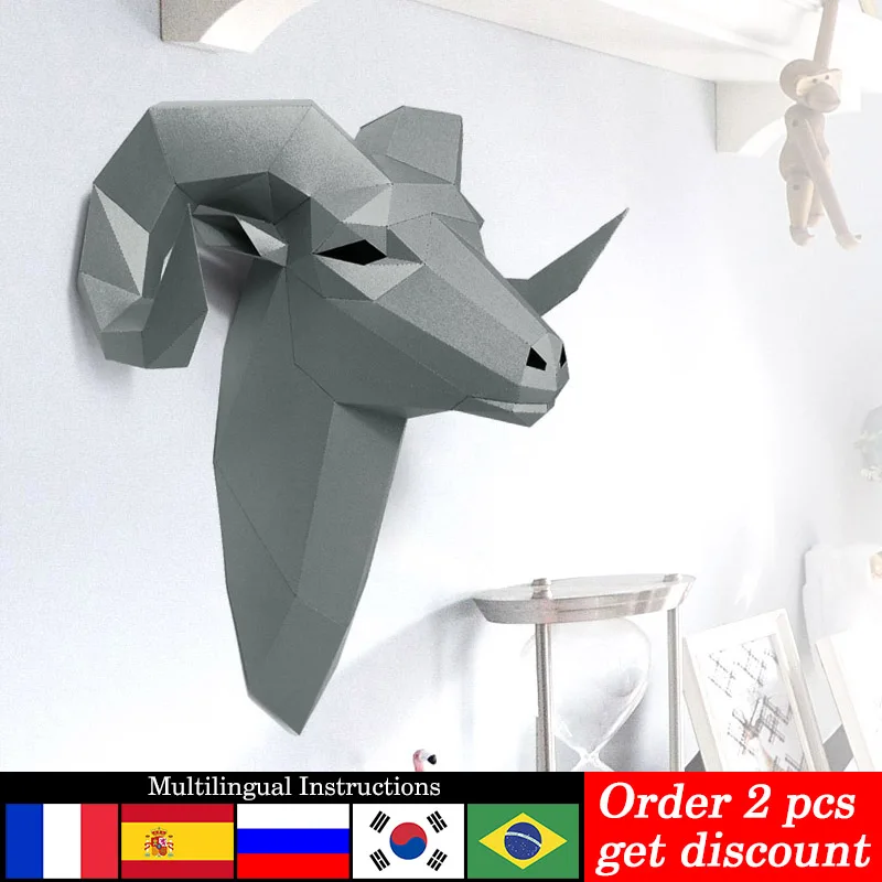 Pre-cut Bighorn Wild Sheep Ani - đánh giá và giá Home Decor Center