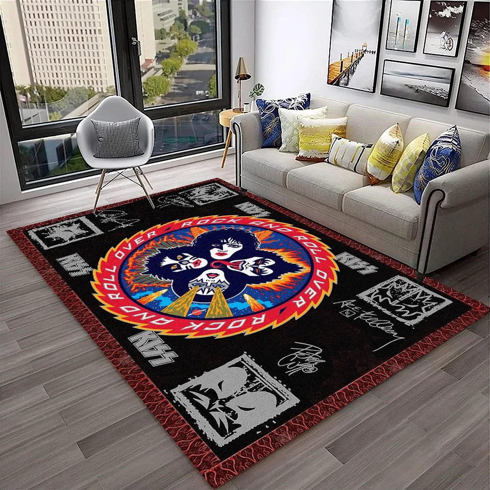 Retro KISS Rock Band Carpet Ru - đánh giá và giá Home Decor Online Free