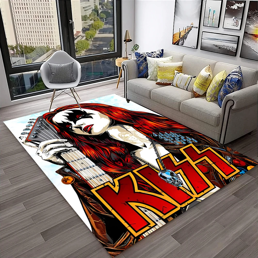 Retro KISS Rock Band Carpet Ru - đánh giá và giá Home Decor Online Free