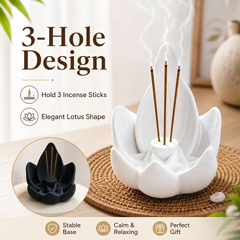 Zen Chinese Style Lotus Incens - đánh giá và giá Incense Stick Holder