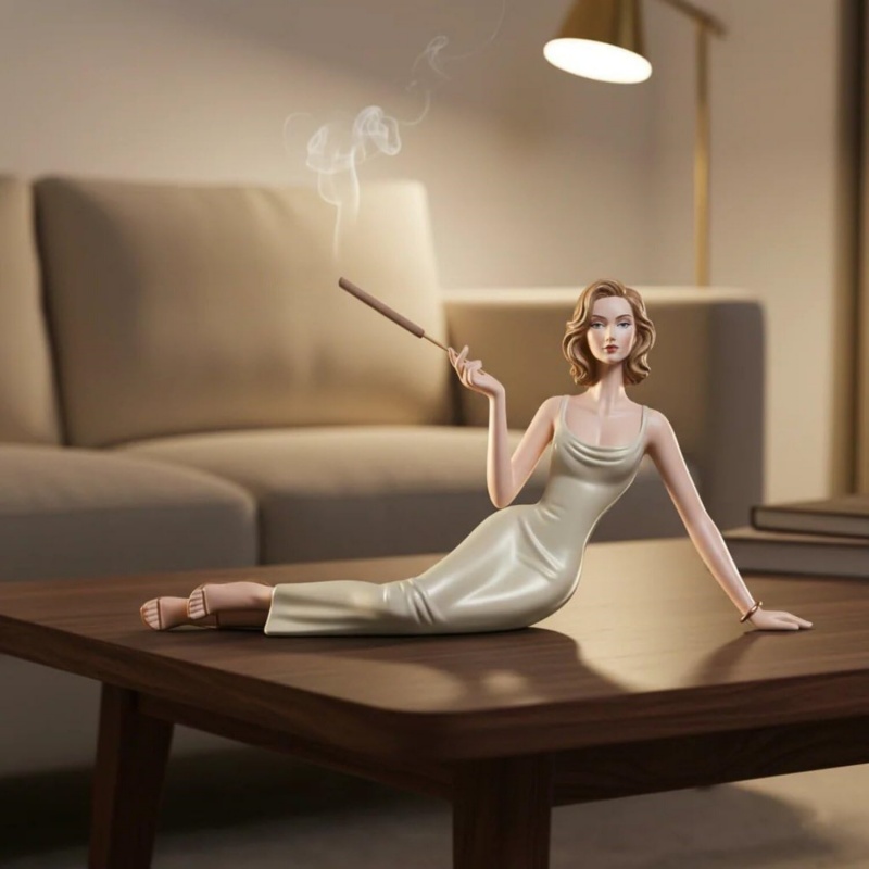 Elegant Lady Figurine Incense  - đánh giá và giá Incense Stick Holder