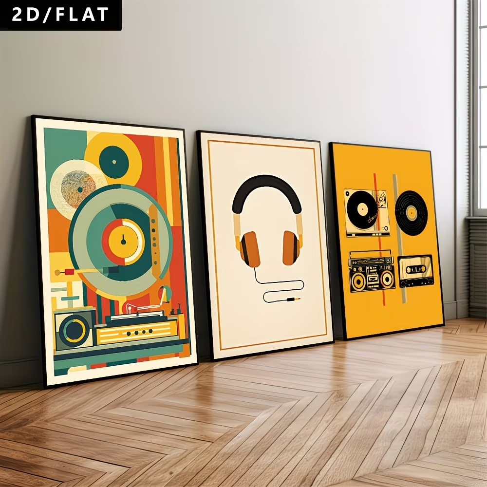 3pcs Retro Vinyl Records, Cass - đánh giá và giá Home Decor Retro
