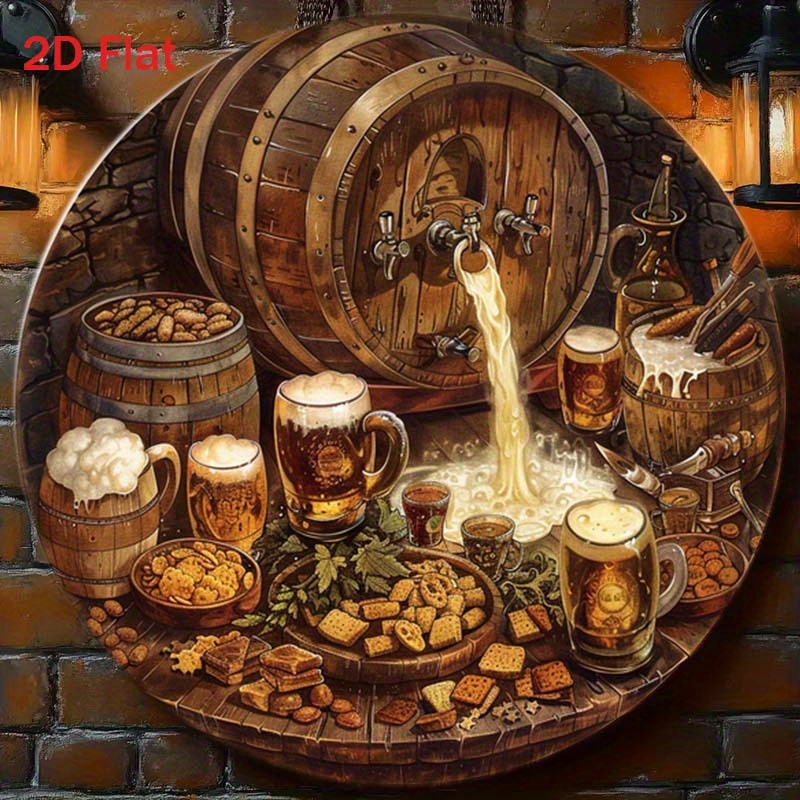 1Pc Round 2D Flat Aluminum Sig - đánh giá và giá Home Decor Outside