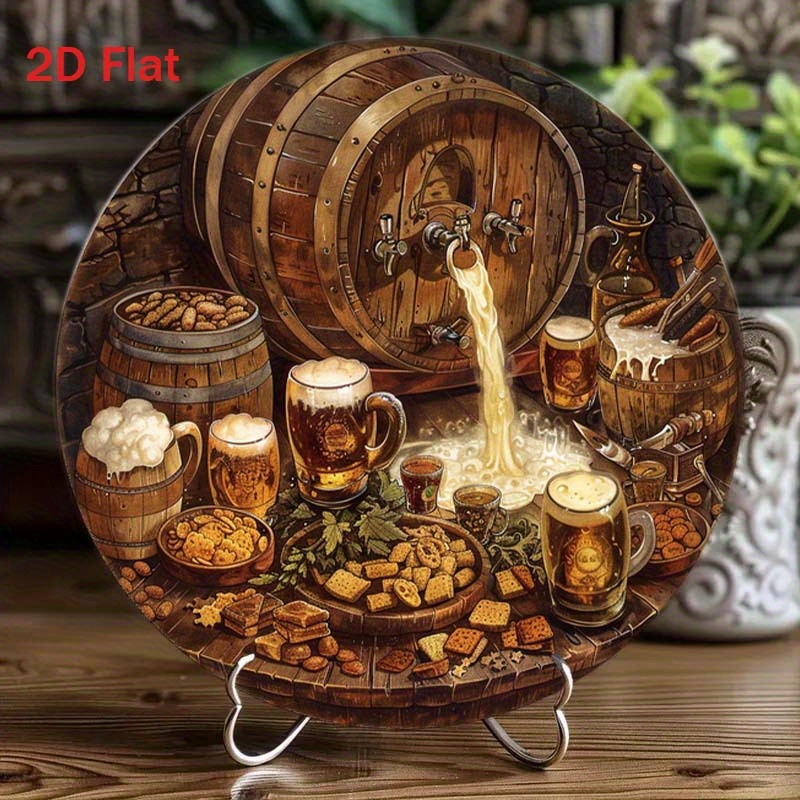 1Pc Round 2D Flat Aluminum Sig - đánh giá và giá Home Decor Outside