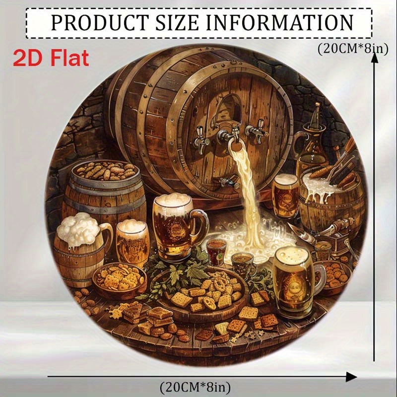 1Pc Round 2D Flat Aluminum Sig - đánh giá và giá Home Decor Outside
