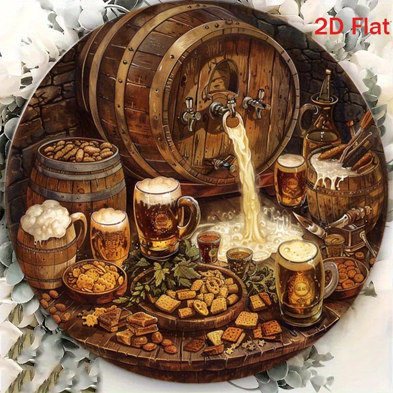 1Pc Round 2D Flat Aluminum Sig - đánh giá và giá Home Decor Outside