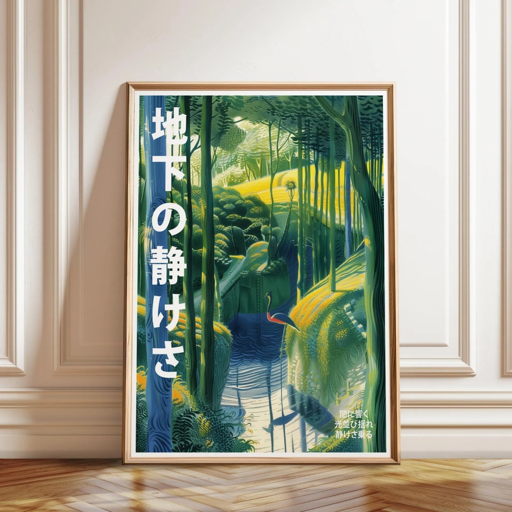 Japanese Poster Red Scribble T - đánh giá và giá Home Decor Exhibition