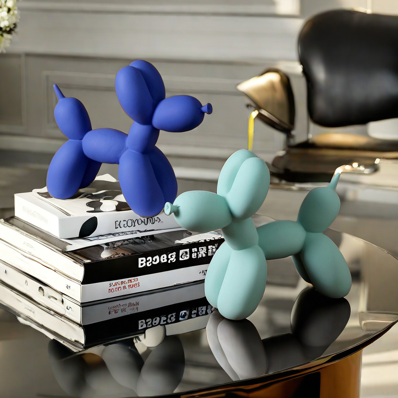 Solid Color Balloon Dog Statue - đánh giá và giá Home Decor Exhibition