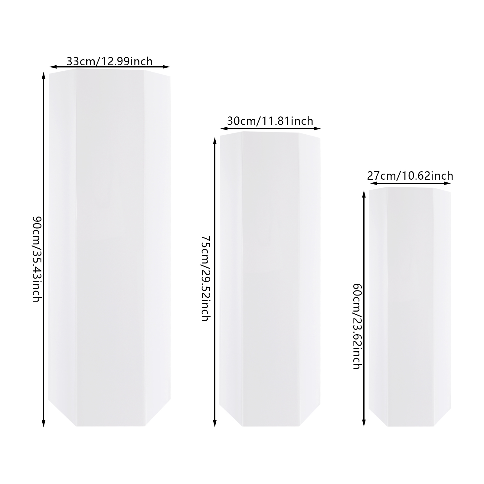 White Acrylic 3PCS Display Ris - đánh giá và giá Home Decor Exhibition