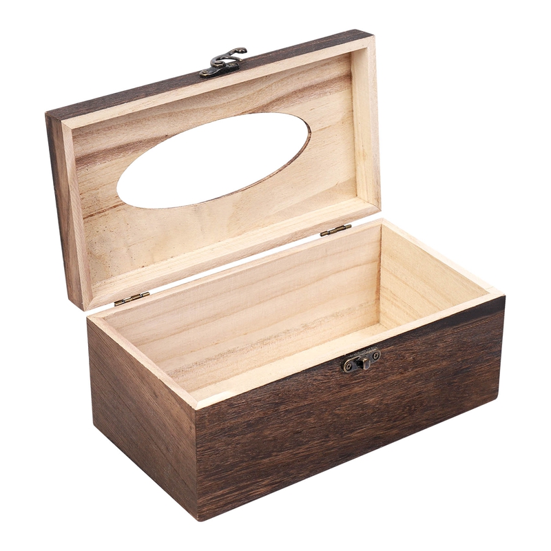 1PC Useful Wooden Retro Tissue - đánh giá và giá Home Decor Retro