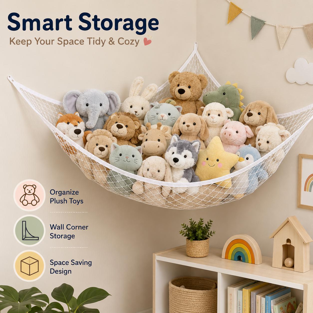Mesh Toy Storage Hammock Hangi - đánh giá và giá Home Decor Pinterest