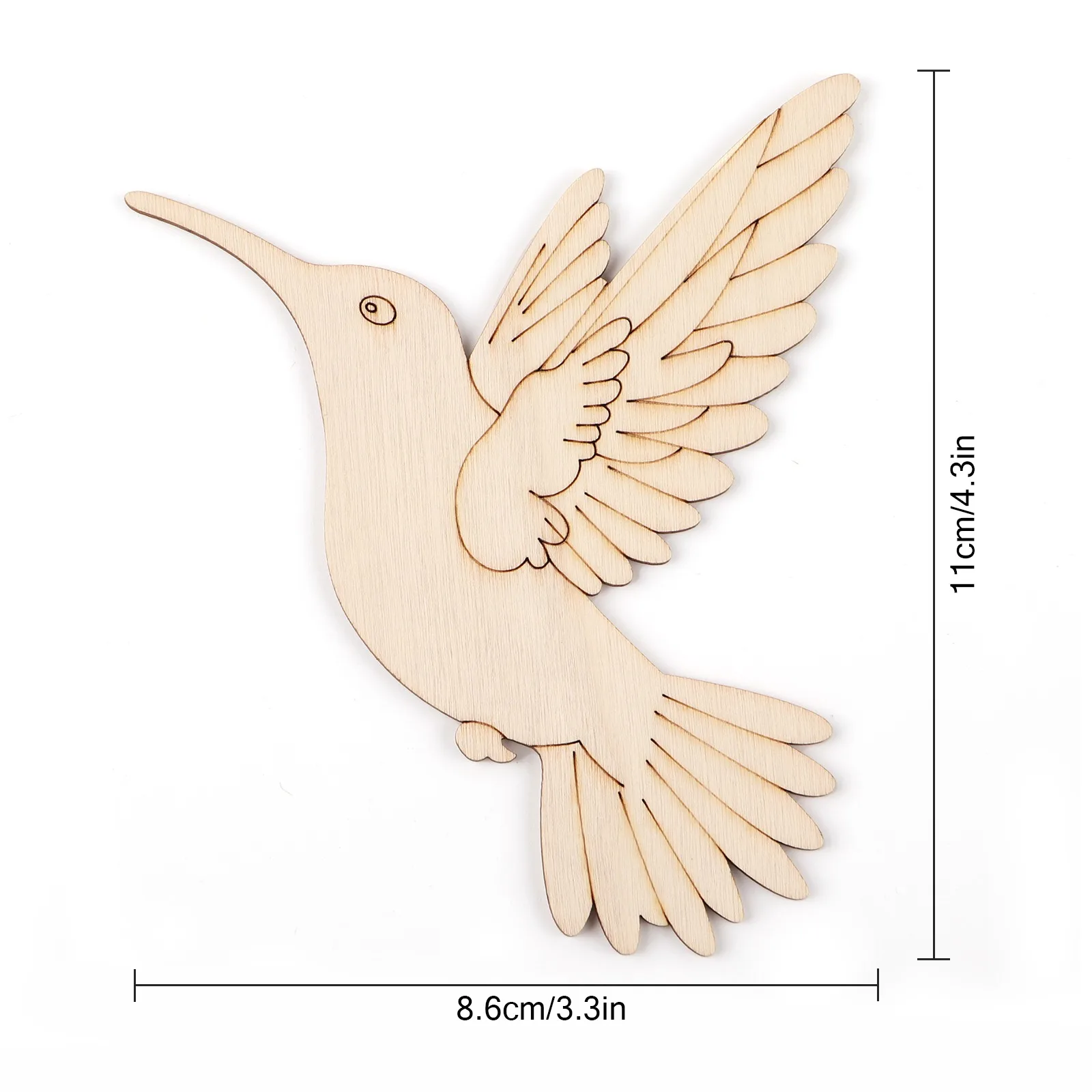 10pcs Unfinished Wood Animal B - đánh giá và giá Home Decor Diy