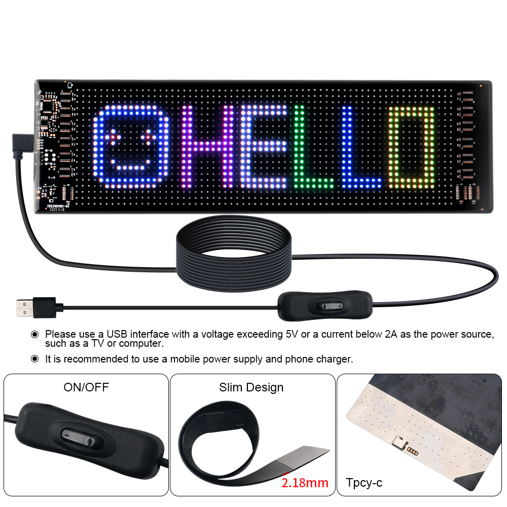LED Matrix Pixel Panel Scrolli - đánh giá và giá Home Decor Com